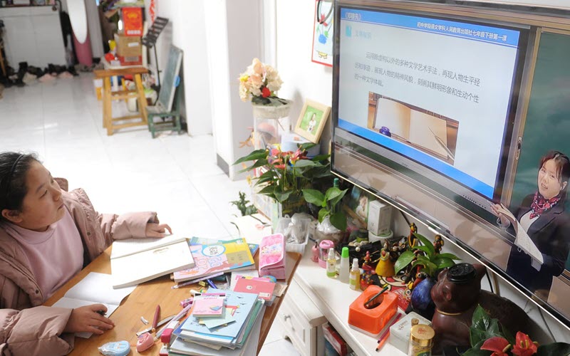 Online Virtual Classroom at home